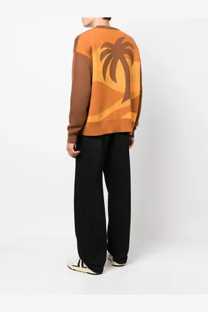 Palm Angels Intarsien-Pullover mit Palme