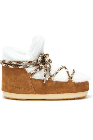 Moon Boot Schnürstiefel mit Shearling