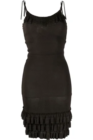 Dior 1990 Kleid mit Rüschen