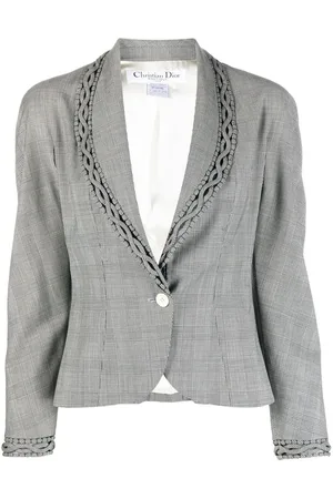 Dior 1990 karierte Jacke
