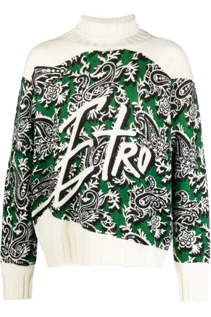 Etro Intarsien-Pullover mit Paisleymuster