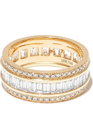 Anita 18kt Jasmin Gelbgoldring mit Diamanten