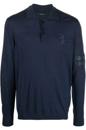 BILLIONAIRE Pullover mit Logo-Patch