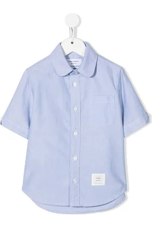 Thom Browne Hemd mit Logo-Patch