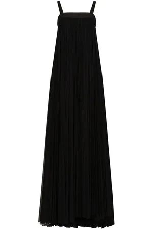 Dolce & Gabbana Plissiertes Maxikleid aus Tüll