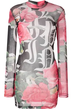 Philipp Plein Transparentes Minikleid