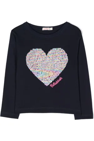 Billieblush Langarmshirt mit Paillettenherz