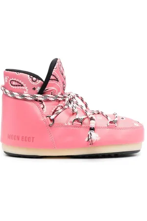 Moon Boot X Moon Boot Stiefel mit Bandana-Print