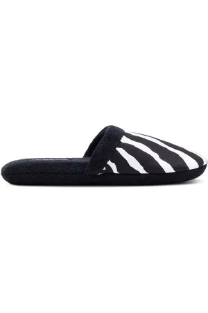 Dolce & Gabbana Slipper aus Frottee mit Zebra-Print