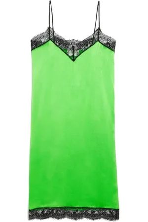 Ami Camisole-Kleid mit Spitzenbesatz
