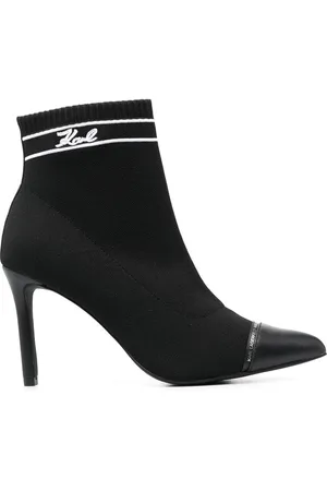 Karl Lagerfeld Stiefel mit spitzer Kappe 95mm