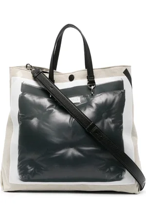 Maison Margiela Glam Slam Shopper mit Trompe-Loeil-Print