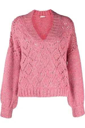 Liu Jo Pullover mit Lochstrickmuster