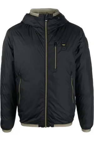 Blauer Gefütterte Kurt Kapuzenjacke