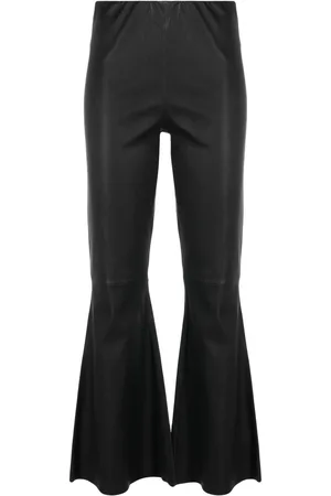 By Malene Birger Cropped-Lederhose