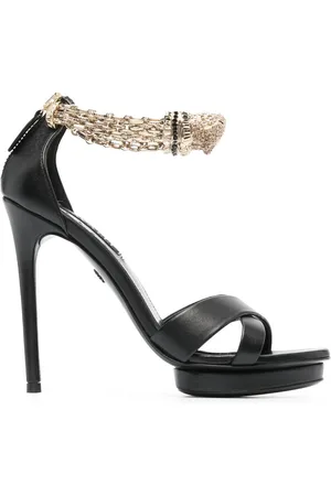 Roberto Cavalli Sandalen mit Kristallen 120mm