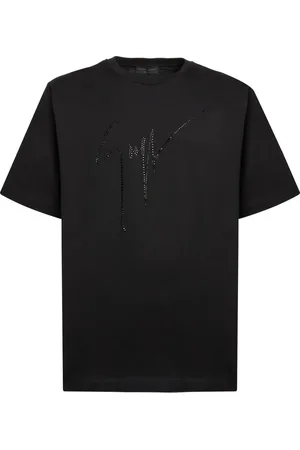 Giuseppe Zanotti T-Shirt mit Strass-Logo