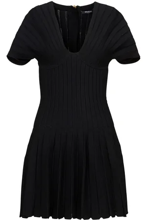 Balmain Minikleid in Mesh-Optik