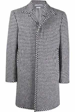 Thom Browne Mantel mit Hahnentrittmuster