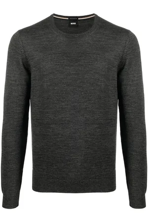 HUGO BOSS Pullover mit Rundhalsausschnitt