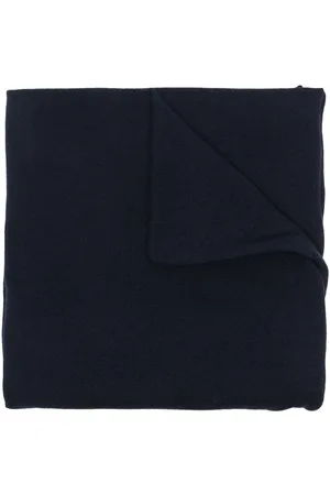 Jil Sander Kaschmirschal mit Logo-Patch