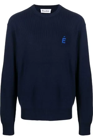 Etudes Boris Pullover mit Logo-Patch