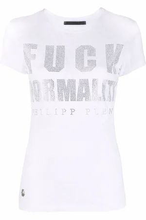 Philipp Plein T-Shirt mit Kristallen