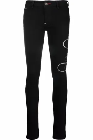 Philipp Plein Skinny-Jeans mit hohem Bund