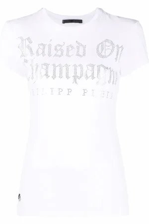 Philipp Plein T-Shirt mit Kristallen