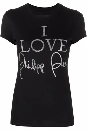 Philipp Plein T-Shirt mit Kristallen