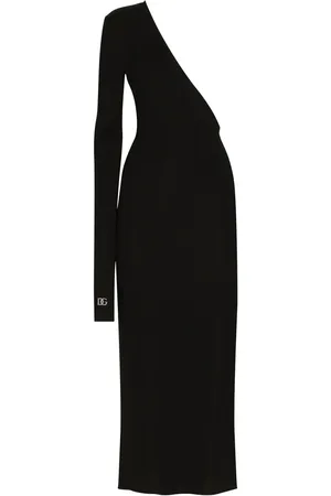 Dolce & Gabbana Einschultriges Midikleid mit abnehmbarem Ärmel