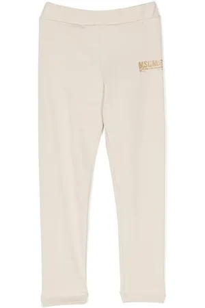 Msgm Leggings mit Logo-Print