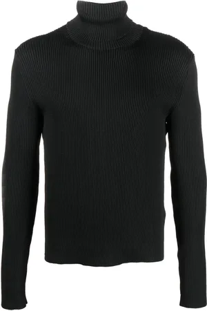 WALTER VAN BEIRENDONCK Gerippter Rollkragenpullover