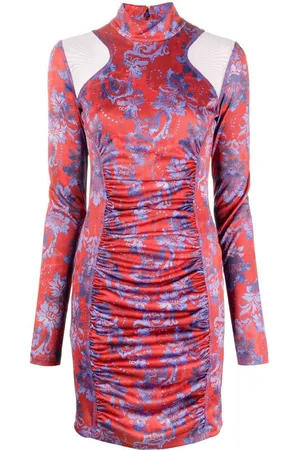 VERSACE Minikleid mit Paisley-Print
