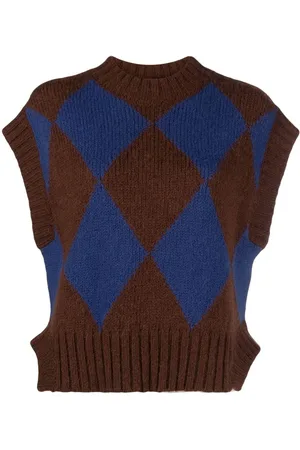 La DoubleJ Pullunder mit Argyle-Muster