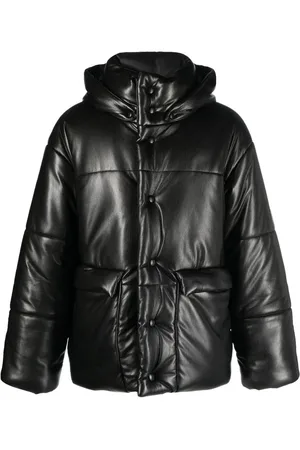 Nanushka Gefütterte Jacke aus Faux-Leder