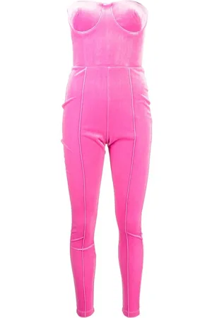 ALEX PERRY Beckham Catsuit aus Samt