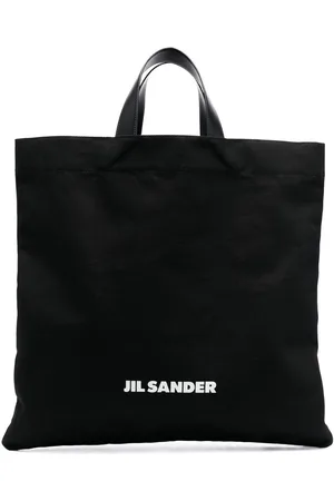 Jil Sander Shopper mit Logo-Print