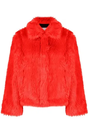 Msgm Jacke aus Faux Fur