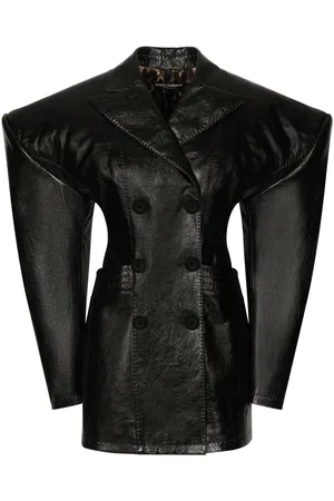 Dolce & Gabbana Strukturierte Lederjacke
