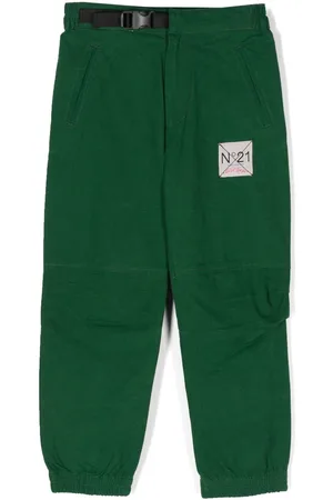 Nº21 Cargohose mit Logo-Patch