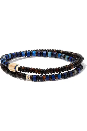 LUIS MORAIS Perlenarmband mit 14kt Good Vibes-Gelbgoldperle