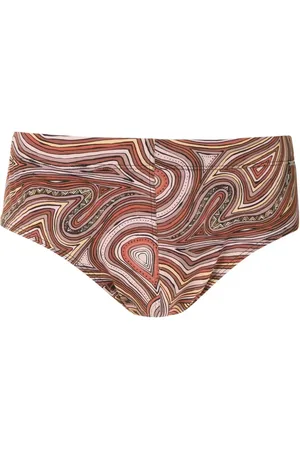 AMIR SLAMA Badehose mit "Marajoara"-Print
