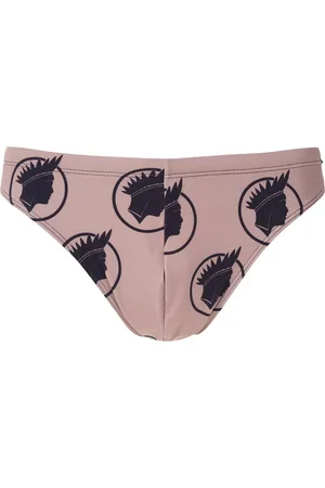 AMIR SLAMA Badehose mit "Índio"-Print