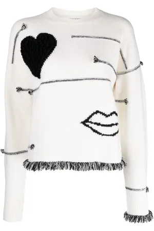 Sonia by Sonia Rykiel Pullover mit Kontraststickerei