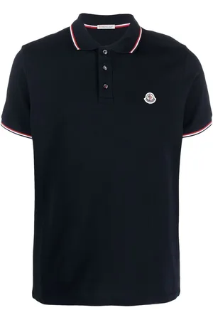 Moncler Poloshirt mit Logo-Patch