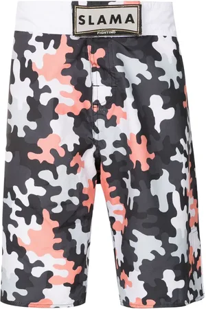 AMIR SLAMA Bermudas mit Camouflage-Print