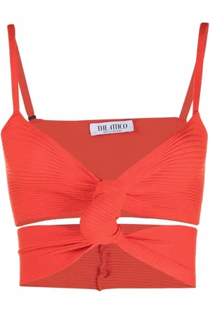 The Attico Geripptes Top