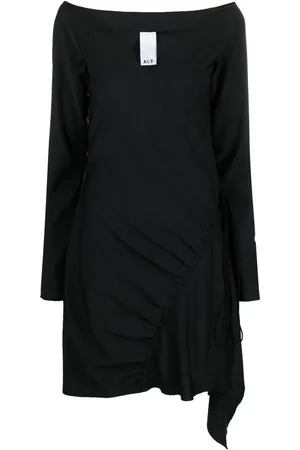 AC9 Asymmetrisches Kleid mit Gürtel