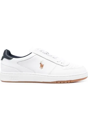 Ralph Lauren Court Sneakers mit Logo-Stickerei
